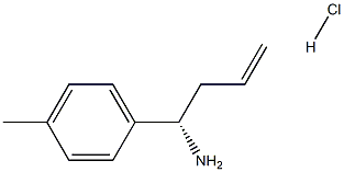 (1S)-1-(4-METHYLPHENYL)BUT-3-EN-1-AMINE HYDROCHLORIDE Structure