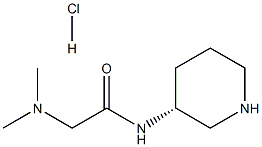 (R)-2-(Dimethylamino)-N-(piperidin-3-yl)acetamide hydrochloride 구조식 이미지