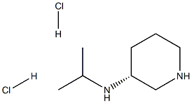 (R)-N-(Propan-2-yl)piperidin-3-amine dihydrochloride 구조식 이미지