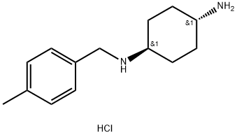 (1R*,4R*)-N1-(4-Methylbenzyl)cyclohexane-1,4-diamine dihydrochloride Structure
