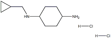(1R*,4R*)-N1-(Cyclopropylmethyl)cyclohexane-1,4-diamine dihydrochloride Structure