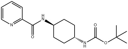 tert-Butyl (1R*,4R*)-4-(picolinamido)cyclohexylcarbamate Structure