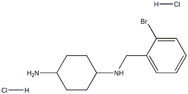 (1R*,4R*)-N1-(2-Bromobenzyl)cyclohexane-1,4-diamine dihydrochloride 구조식 이미지