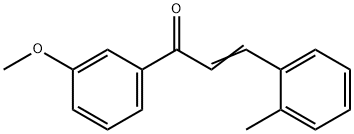 (2E)-1-(3-methoxyphenyl)-3-(2-methylphenyl)prop-2-en-1-one Structure