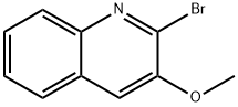 2-BROMO-3-METHOXYQUINOLINE 구조식 이미지