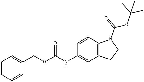 tert-butyl 5-(((benzyloxy)carbonyl)amino)indoline-1-carboxylate Structure