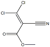 2-Propenoic acid,3,3-dichloro-2-cyano-, methyl ester 구조식 이미지