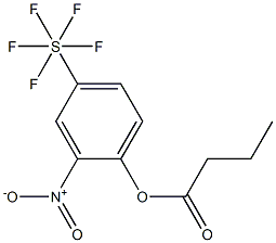 Ethyl (2-nitro-4-(pentafluorosulfanyl)phenyl) acetate Structure