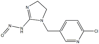 1H-Imidazol-2-amine,1-[(6-chloro-3-pyridinyl)methyl]-4,5-dihydro-N-nitroso- Structure