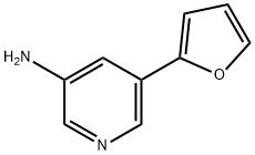 5-(furan-2-yl)pyridin-3-amine Structure