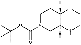 tert-butyl (4aS,8aR)-hexahydro-2H-pyrido[4,3-b][1,4]oxazine-6(5H)-carboxylate 구조식 이미지