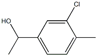 1-(3-chloro-4-methylphenyl)ethanol Structure