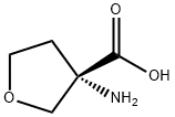 (S)-3-aminotetrahydrofuran-3-carboxylic acid 구조식 이미지