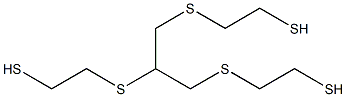 Ethanethiol, 2,2',2''-[1,2,3-propanetriyltris(thio)]tris- Structure