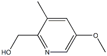 (5-Methoxy-3-methylpyridin-2-yl)methanol Structure