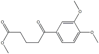 METHYL 5-(3,4-DIMETHOXYPHENYL)-5-OXOPENTANOATE 구조식 이미지