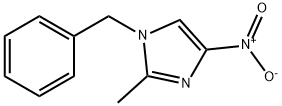 1H-Imidazole, 2-methyl-4-nitro-1-(phenylmethyl)- Structure