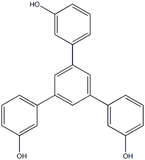 3-[3,5-bis(3-hydroxyphenyl)phenyl]phenol 구조식 이미지