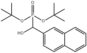 (Hydroxy-2-naphthalenylmethyl)phosphonic Acid Bis(1,1-Dimethylethyl) Ester 구조식 이미지
