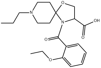 4-(2-ethoxybenzoyl)-8-propyl-1-oxa-4,8-diazaspiro[4.5]decane-3-carboxylic acid 구조식 이미지