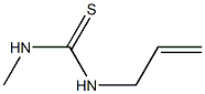 Thiourea, N-methyl-N'-2-propenyl- Structure