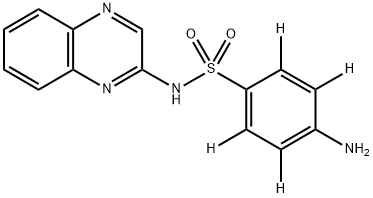 4-amino-2,3,5,6-tetradeuterio-N-quinoxalin-2-ylbenzenesulfonamide Structure