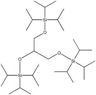 1,3-bis[tri(propan-2-yl)silyloxy]propan-2-yloxy-tri(propan-2-yl)silane Structure