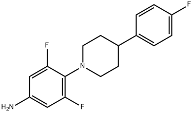 1332356-31-6 3,5-difluoro-4-(4-(4-fluorophenyl)piperidin-1-yl)aniline