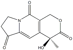 (4S)-4-hydroxy-4-methyl-7,8-dihydro-1H-pyrano[3,4-f]indolizine-3,6,10-trione Structure