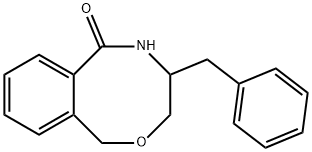 4-benzyl-4,5-dihydro-1H-2,5-benzoxazocin-6(3H)-one 구조식 이미지