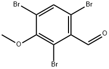 Benzaldehyde, 2,4,6-tribromo-3-methoxy- 구조식 이미지