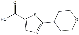 2-(Tetrahydro-2H-pyran-4-yl)thiazole-5-carboxylic acid Structure