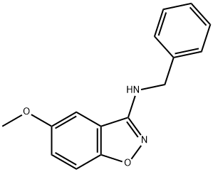 Benzyl-(5-methoxy-benzo[d]isoxazol-3-yl)-amine Structure