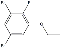 1,5-dibromo-3-ethoxy-2-fluorobenzene 구조식 이미지