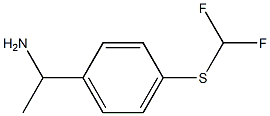 1-(4-(difluoromethylthio)phenyl)ethanamine Structure