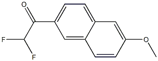 2,2-difluoro-1-(6-methoxynaphthalen-2-yl)ethanone Structure