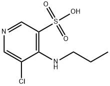 5-Chloro-4-propylamino-pyridine-3-sulfonic acid Structure