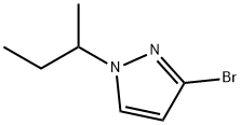 3-Bromo-1-sec-butyl-1H-pyrazole Structure