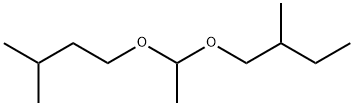 Butane, 2-methyl-1-[1-(3-methylbutoxy)ethoxy]- Structure