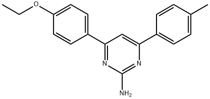 4-(4-ethoxyphenyl)-6-(4-methylphenyl)pyrimidin-2-amine 구조식 이미지