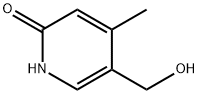 5-Hydroxymethyl-4-methyl-1H-pyridin-2-one 구조식 이미지