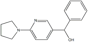 Phenyl-(6-pyrrolidin-1-yl-pyridin-3-yl)-methanol Structure