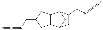 4,7-Methano-1H-indene, octahydro-2,5-bis(isocyanatomethyl)- 구조식 이미지