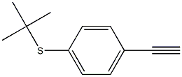 1-tert-Butylthio-4-ethynylbenzene Structure