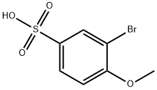 3-bromo-4-methoxybenzene-1-sulfonic acid Structure