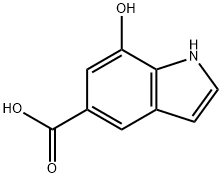 7-hydroxy-1H-indole-5-carboxylic acid Structure