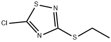 1,2,4-Thiadiazole, 5-chloro-3-(ethylthio)- Structure