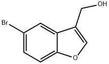 (5-BROMOBENZOFURAN-3-YL)METHANOL 구조식 이미지