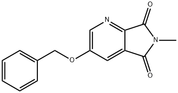 3-Benzyloxy-6-Methyl-Pyrrolo[3,4-B]Pyridine-5,7-Dione 구조식 이미지