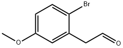 (2-Bromo-5-methoxyphenyl)acetaldehyde Structure
